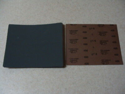 SANDPAPER SHEETS Wet/Dry Silicon Carbide Waterproof Size 9 X11 or 5 1/2 X 9