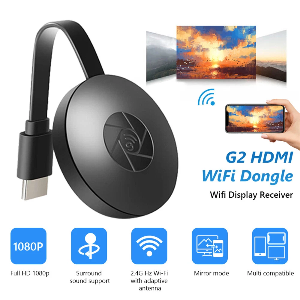 HDMI G2 1080P TV Miracast Dongle Wireless Mirror Screen Display