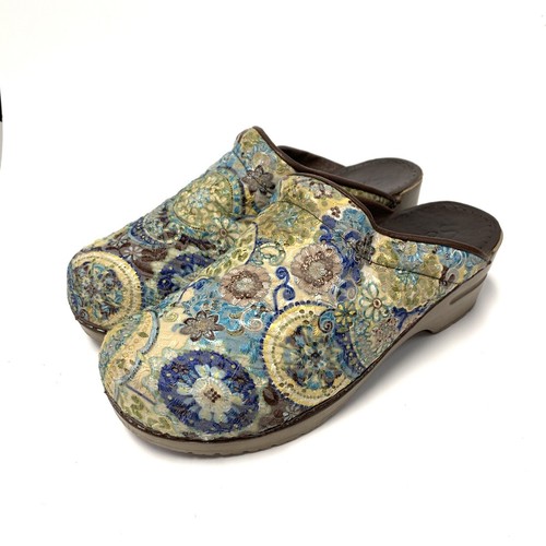 yellow sanita clogs