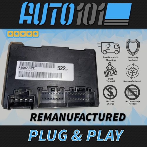 ✅ 2008–2012 Jeep Liberty REBUILT Transfer Case Control Module TCCM 56029522 - 第 1/3 張圖片