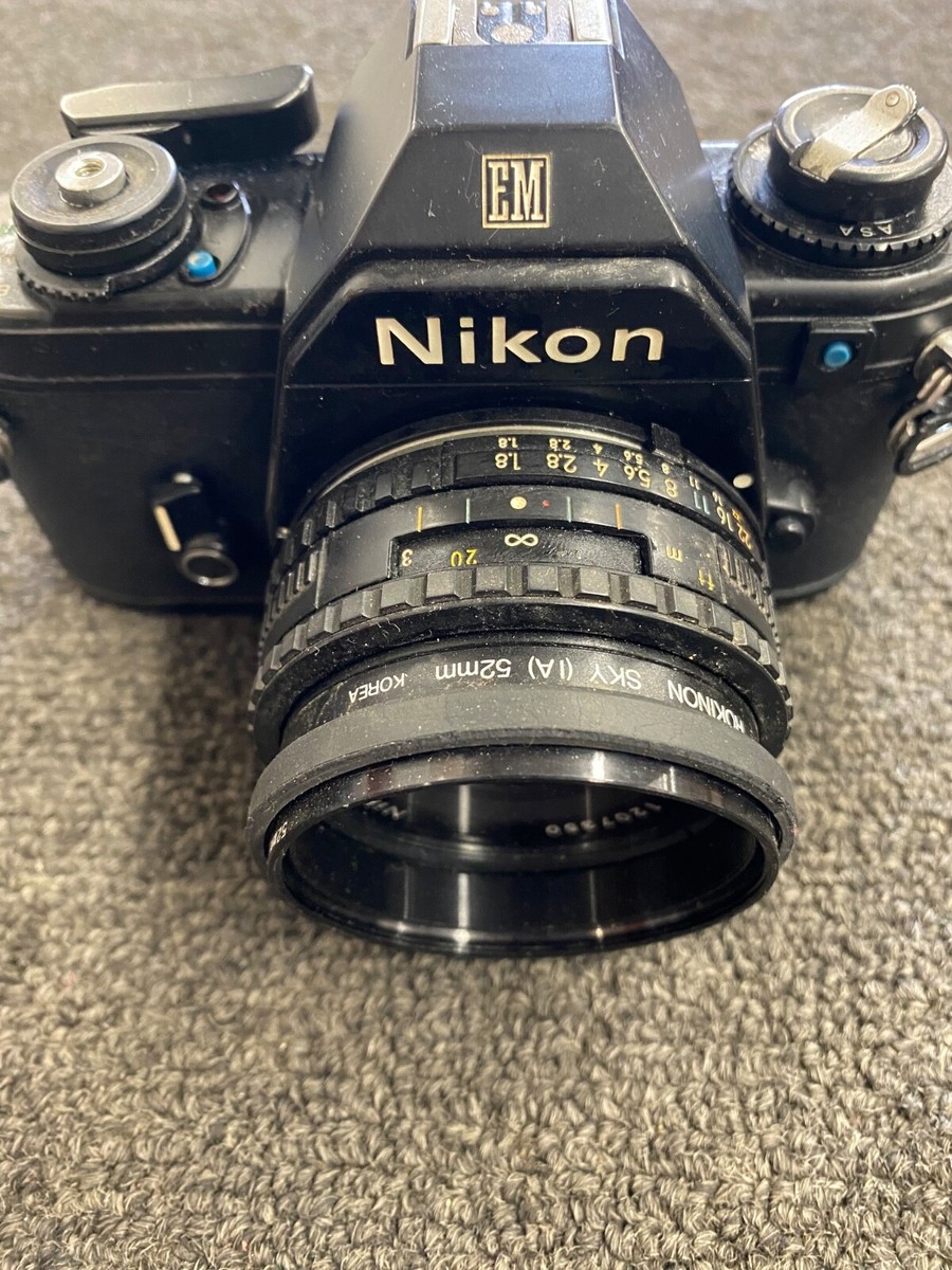 A830⭐︎美品 Nikon EM 一眼レフ フィルムカメラ 50㎜ レンズ付 Amazon | nikon EM | 一眼レフカメラ 通販