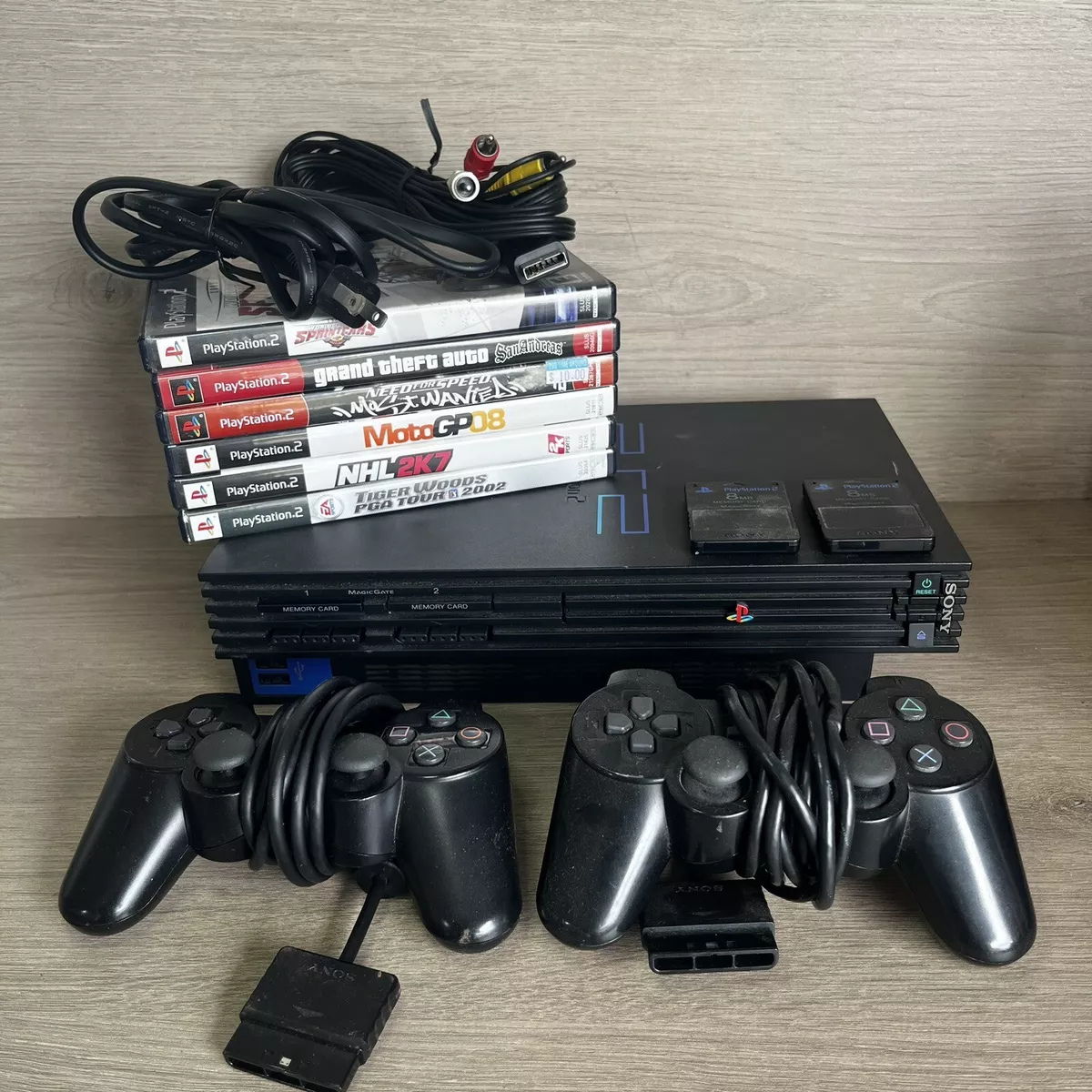 Used Sony PlayStation 2 PS2 Game Console System 