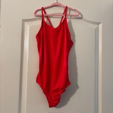 NEW Red Kanu Surf Girls' Hurricane Beach Sport UPF 50 One Piece Swimsuit SZ 12
