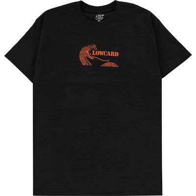 Lowcard Snake Bite T-Shirt - Size: Medium Black