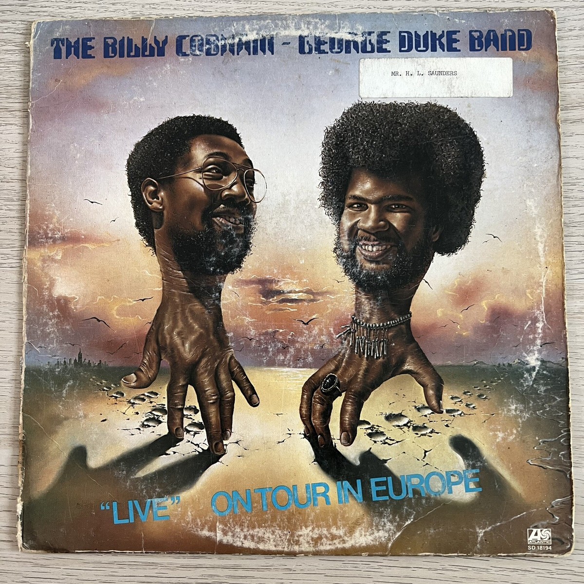 Billy Cobham George Duke Band LIVE in Europe LP Atlantic SD-18194