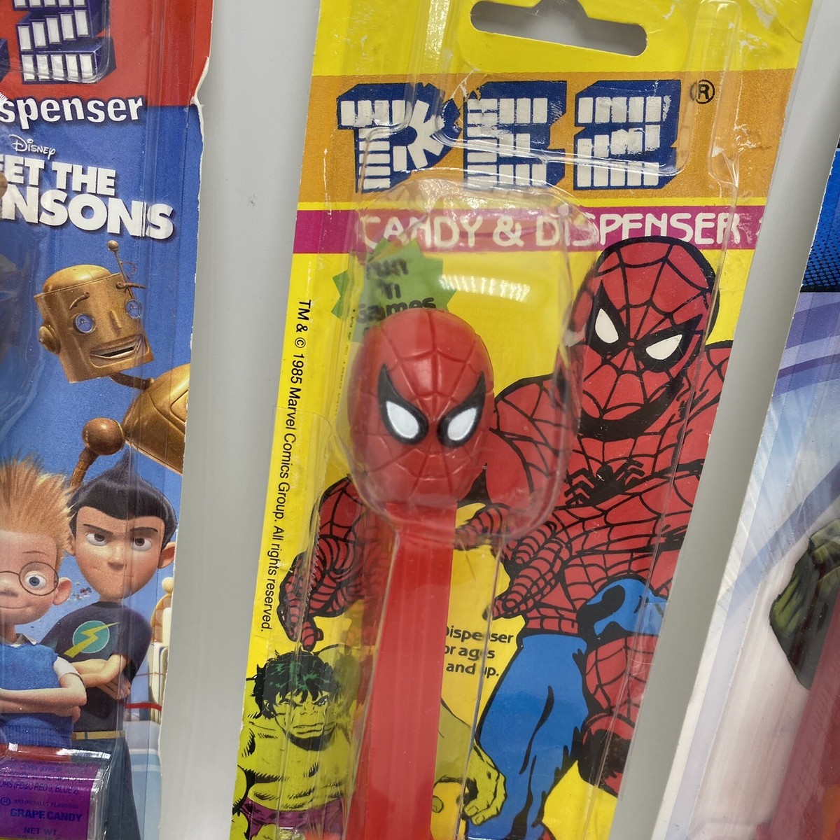 NEW! Lot of 7 VTG 90's 00's PEZ Dispensers Superheroes/Mixed