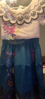 Disney Store Encanto Mirabel Deluxe Costume Dress Girls Size 9/10