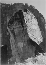 Ansel Adams - Rock Formation Zion National Park Utah (1941) -17