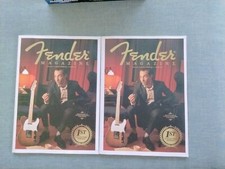 Fender Guitar Magazine 1st  edition Issue one Spring and Summer 2012 2 copies