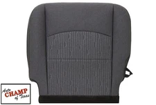 For 19-24 Dodge Ram 4500 5500 Work Truck-Driver Bottom Cloth Seat Cover Dk Gray