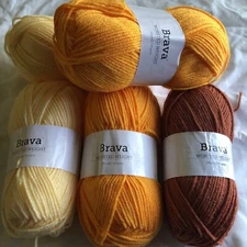 Brava Knit Picks Worsted Weight Yarn  100 g each- Pick Color