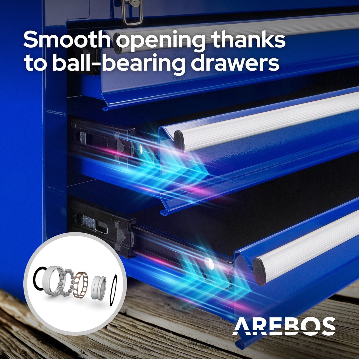 Set 3 Valigie Trasporto In Alluminio AREBOS - Con Serratura E Cinghia - Foto 11