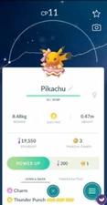Pokémon Go Shiny Pikachu Lv1 Costume Pop Star - Trade Registered - Available