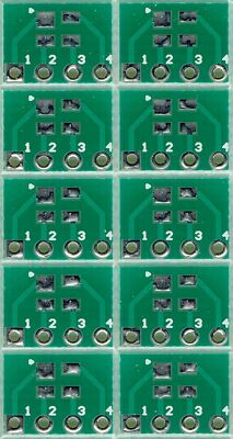 SOT143 1.90mm(0.075'') to SIP4 - 10 PCS. [US]