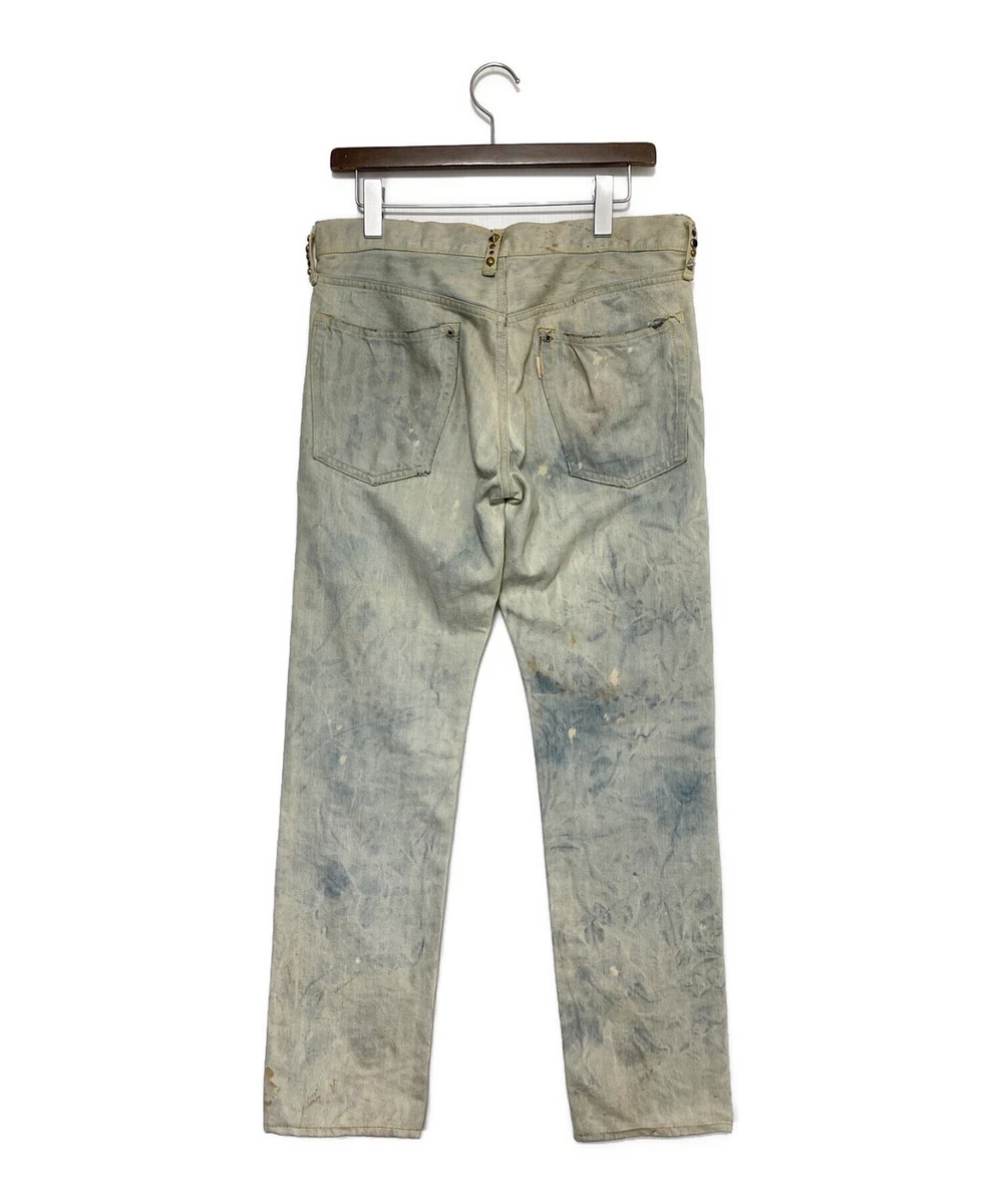 KAPITAL Country Studded Denim Pants Size 33 INDIGO Cotton Menswear