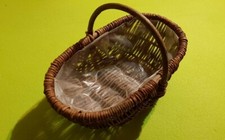 Streukörbchen Obstkorb Dekokorb Korb Körbchen mit Griff Henkel Hochzeit 30cm