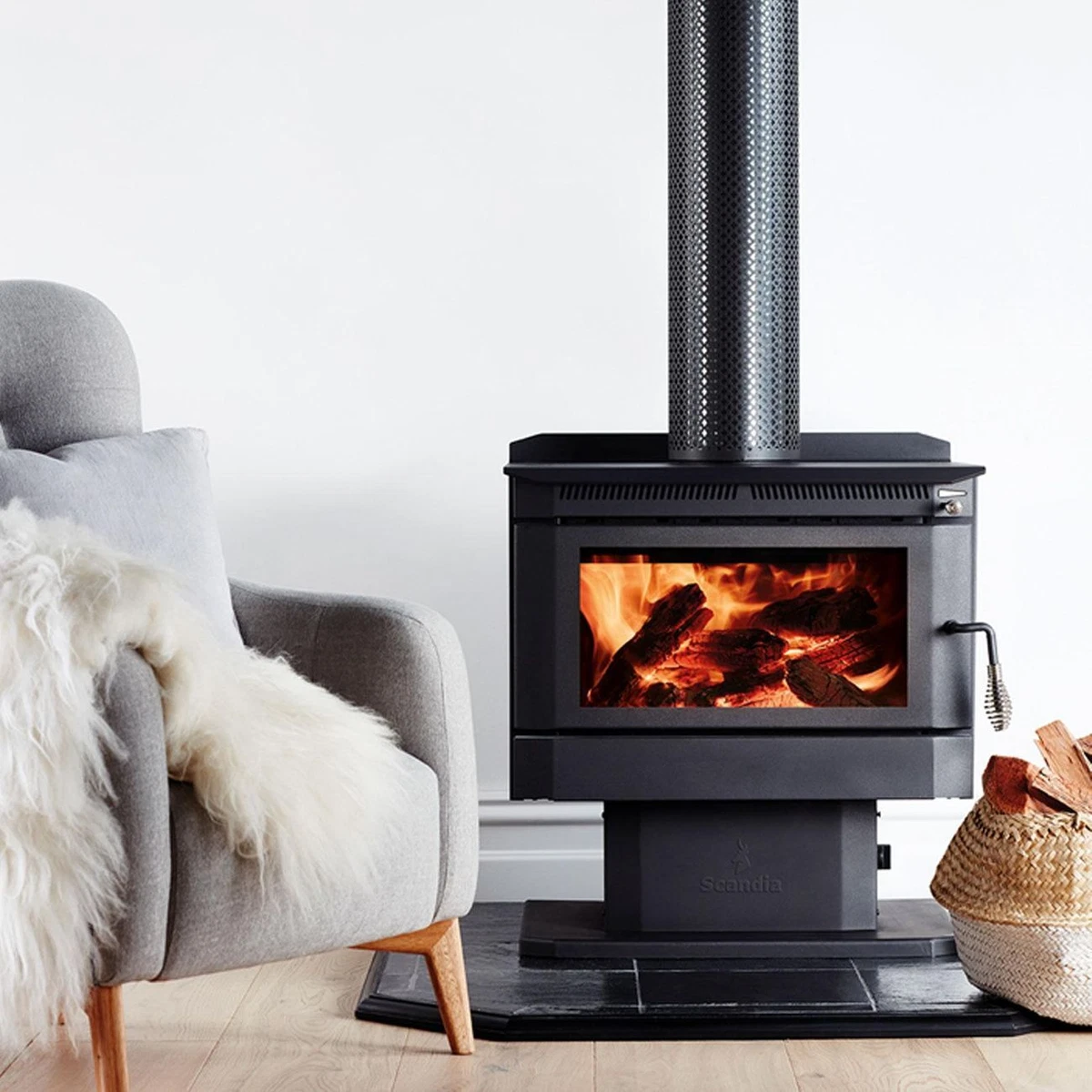 Scandia Warmbrite 200 Indoor Wood Heater | eBay