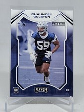 CHAUNCEY GOLSTON RC 2021 Panini Playoff Goal Line #277 ROOKIE NFL Cowboys D9E