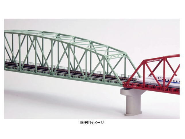 「tomさま専用」 4/4 Tomix N 3222 Curved Chord Through Truss Bridge With 2 Piers