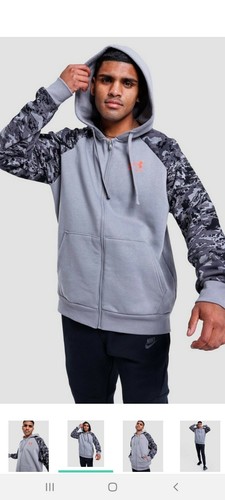 UA Rival Fleece Camo Hoodie full Zip 