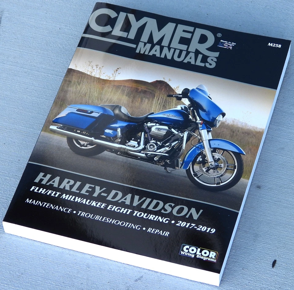 Harley-Davidson Road King Street Glide Electra Clymer 2017-2019 manual de reparación Foto 2 de 4