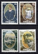 South West Africa 570-573 MNH Farm Animals Wool Industry Zayix Stamps 0325S0153M