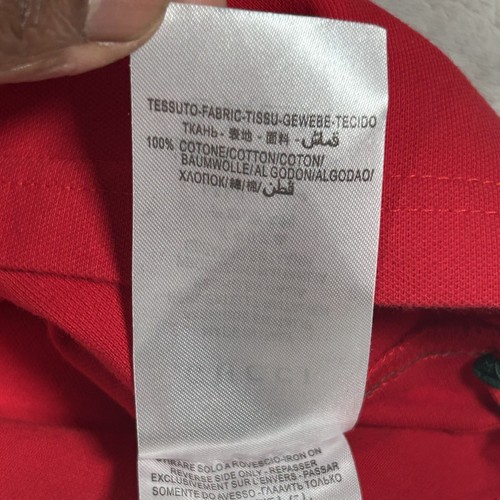 Gucci Polo Shirt Mens XL Red Green Cotton Snake Embroidered Top Authentic $690 - Picture 19 of 21