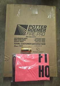 Potter Roemer 2794 Fire Hose Rack Assembly With Dust Cover Bag