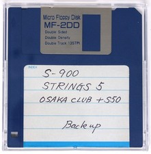 S-900 Strings 5 Osaka Club  S50 Backup Akai S900 Format Floppy Disk