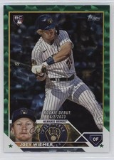 2023 Topps Update Rookie Debut Green Foil /499 Joey Wiemer #US316 3g6