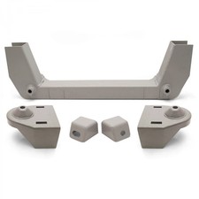 Universal Mustang Ii 56.5 Front Steer Track Width Crossmember Shock Mount Kit