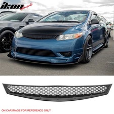 Fits 06-08 Honda Civic 2d Front Bumper Hood Grille Mesh Upper Grill Assembly Kit