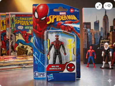  ️ Marvel Spider-Man Epic Hero Series   Miles Morales (Hasbro)