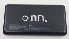 Onn 2-Port Slim Battery 10000 mAh USB Power Bank USB-A USB-C 15W