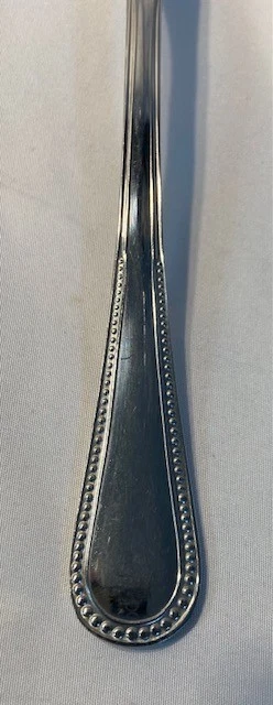 BMF Perlrand 6 Suppenlöffel 18/10 Edelstahl 19,5 cm Besteck Vintage - Bild 3 von 4