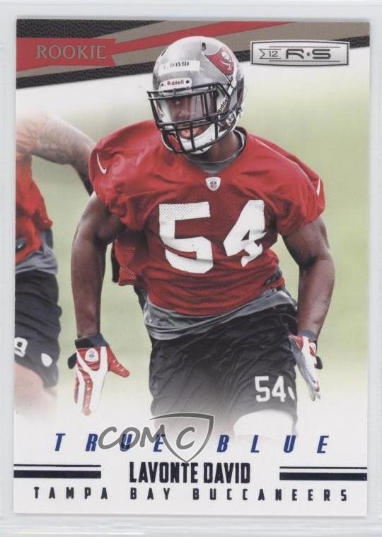 2012 Panini Rookies & Stars Rookie True Blue Lavonte David #188 RC 0b7