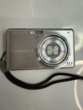 Sony Cyber-shot DSC-S980 12.1MP Digital Camera 4X Zoom Silver - Read