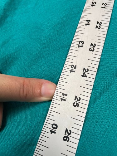 J Crew Dress Womens 8 Teal 100% Linen Midi Preppy Lightweight Earthy Strappy NEW - Picture 7 of 7