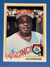 1978 Topps Joe Morgan Baseball Card #300 Cincinnati Reds Set Break
