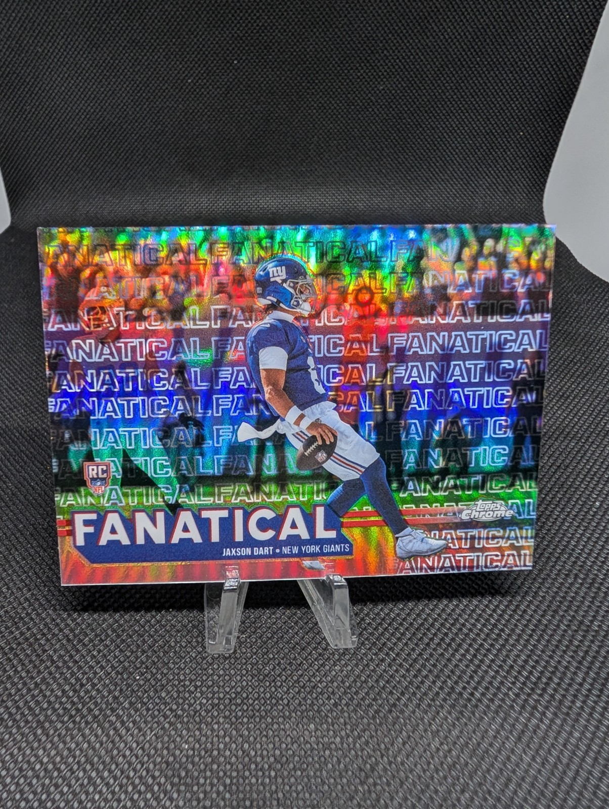 2025 Topps Chrome - Jaxson Dart #FF-5 Fanatical SSP - Giants