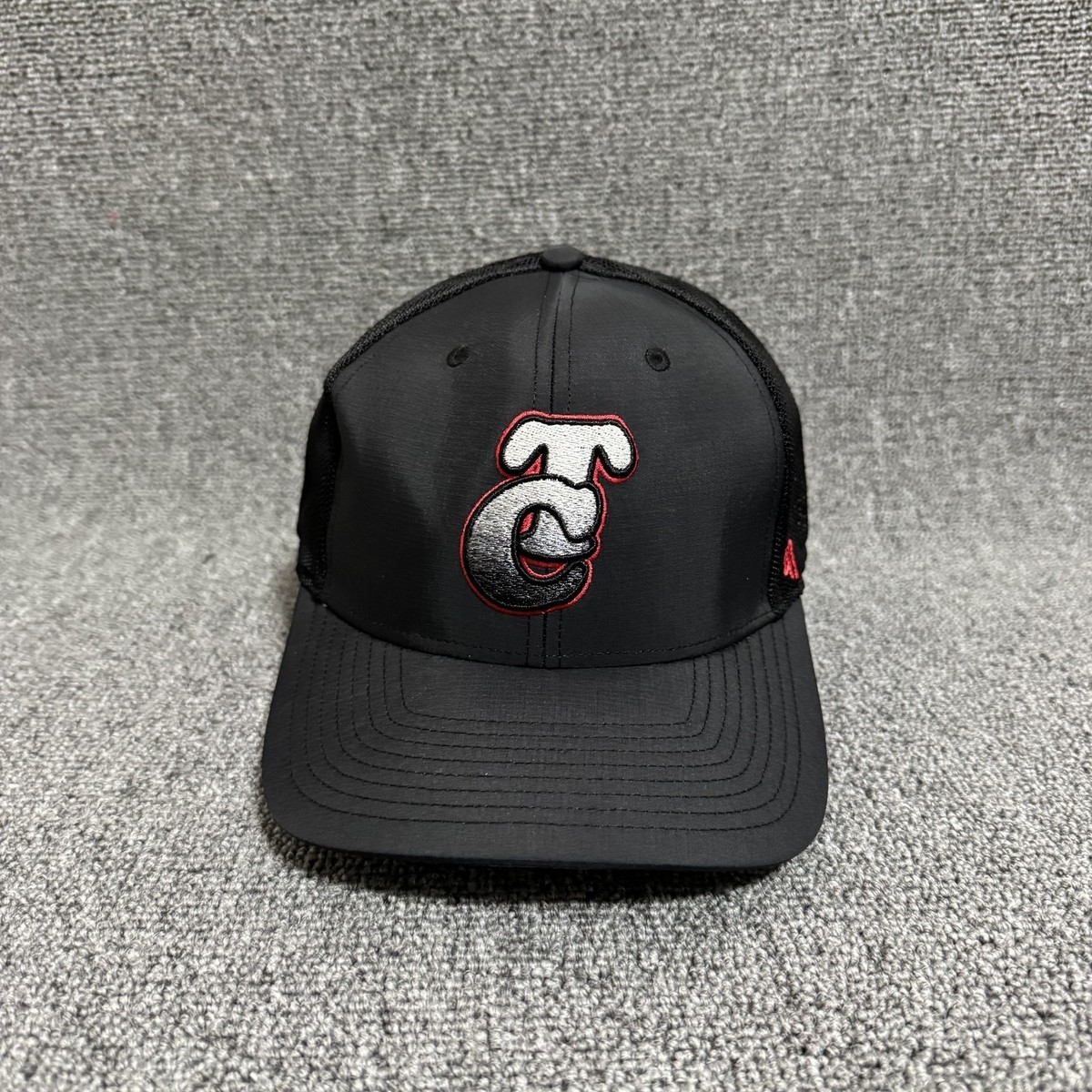 '47 Brand Tacoma Rainiers Trucker Snapback Black OSFA Retro MILB Mesh Back Cap