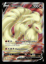 Ninetales V (Full Art) Ultra Rare SWSH02: Rebel Clash 177/192 LP Pokémon TCG on eBay