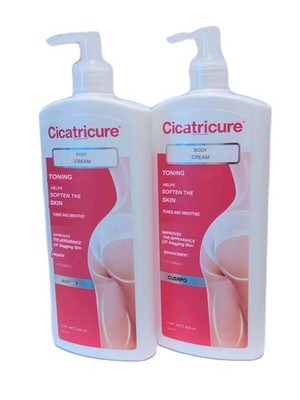 2 PACK! Cicatricure Firming And Toning Body Lotion 400ml, Hydrated, Vitamin E 