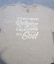 CUSTOM DTF PRINTED T SHIRT SIZES MED / LG / XL
