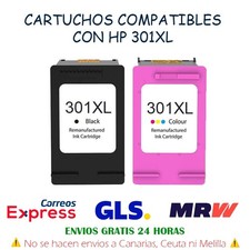 Cartuchos de tinta compatibles con HP