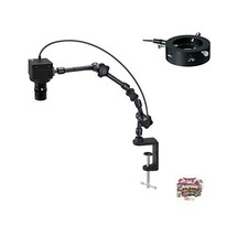 HOZAN USB Output Microscope with 24-115x Magnification Ring Light and Flexible