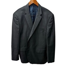 Tasso Elba Men  s Blazer Jacket sz 48R Wool Charcoal Gray  H107