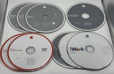 Vintage Apple Software CD DVD Lot iBook Mac OS X Restore Install iWork Airport