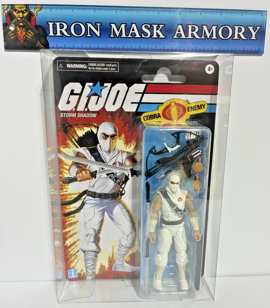 Storm Shadow Retro Cardback GI Joe Classified In Protective Case