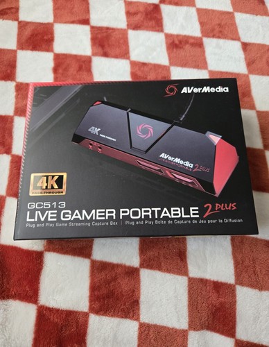 Avermedia Live Gamer Portable 2plus GC513 Brand New 4K Streaming Box